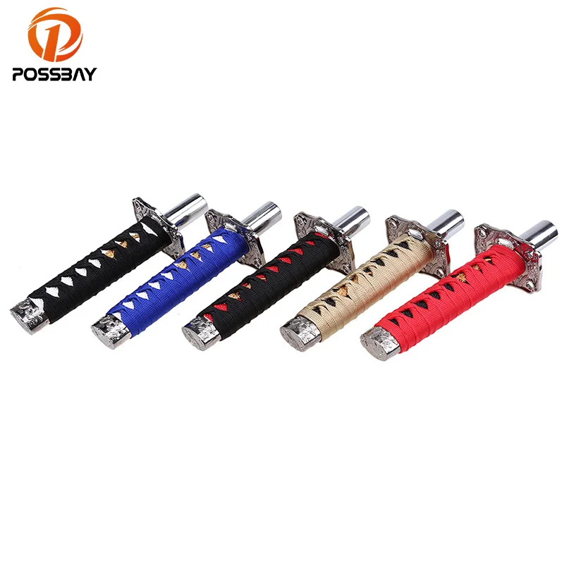 

POSSBAY Universal Racing Car Accessories Gear Shift Knob For Automobile Spare Part Speed Samurai Sword Sword Handle Gear Stick