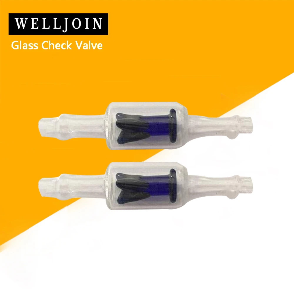

Filler accessories glass check valve anti-reverse flow backflow valve anti-dripping stop valve choke valve
