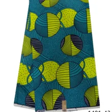 Новинка полиэстер воск печатает ткань Африка Анкара воск высокого качества 6 ярдов Воск Печать для вечерние платья 1401-36