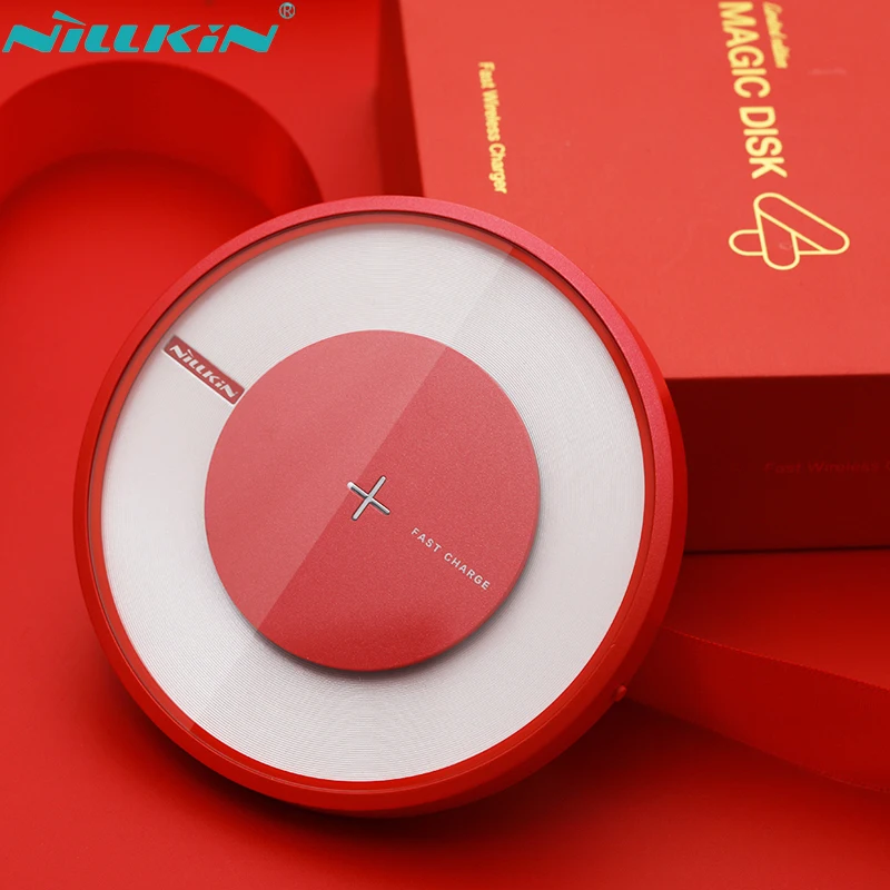 

Brand NILLKIN Fast Charger for Samsung S8+ S8 Plus S9 S9+ Qi Wireless Charging Pad for Galaxy S7 Edge Note 8 5 Wireless Charger