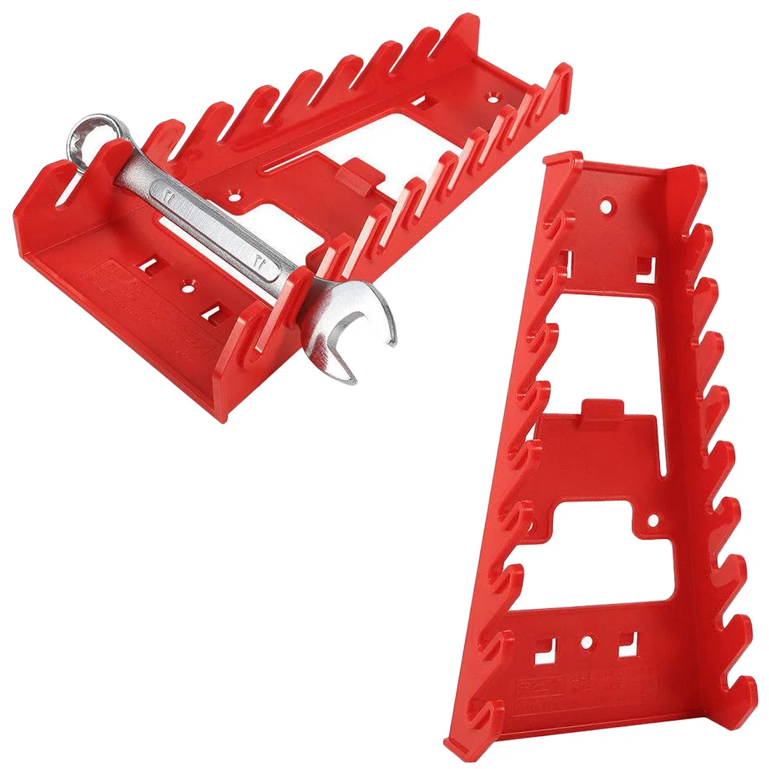 

Standard Organizer Holder Tools Plastic Spanner Rack Wrench Holder Storage Rack Rail Tray