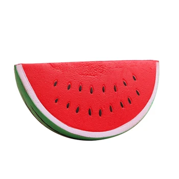 

14cm PU Slow Rising Toys Scented Squeeze watermelon Stress Relief Toy Watermelon