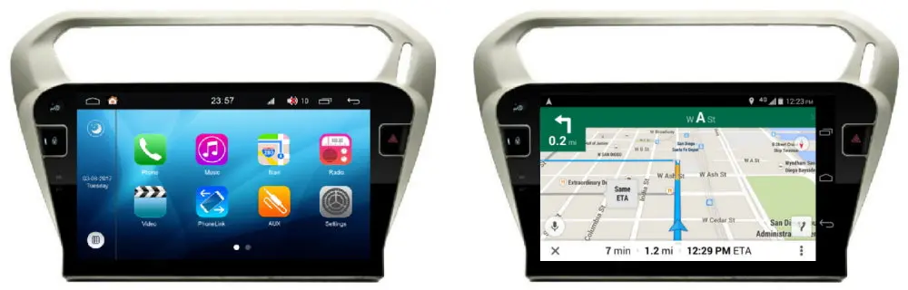 Для peugeot 301 2013 ~ 2016 gps навигация carплеер Android система RockChip PX5 1080 P 9 "HD ips lcd экран радио головное устройство