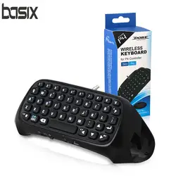 Basix Mini Bluetooth Беспроводной Клавиатура Chatpad чат площадку идеально подходит для sony PS4 Игровые приставки 4 контроллер ручка 2017 популярный 47 ключ