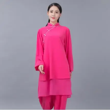 Wudang Униформа Тай Чи одежда роскошные цветочные женские форма тайцзи Единоборства Тай Чи одежда KK2359 - Цвет: 4