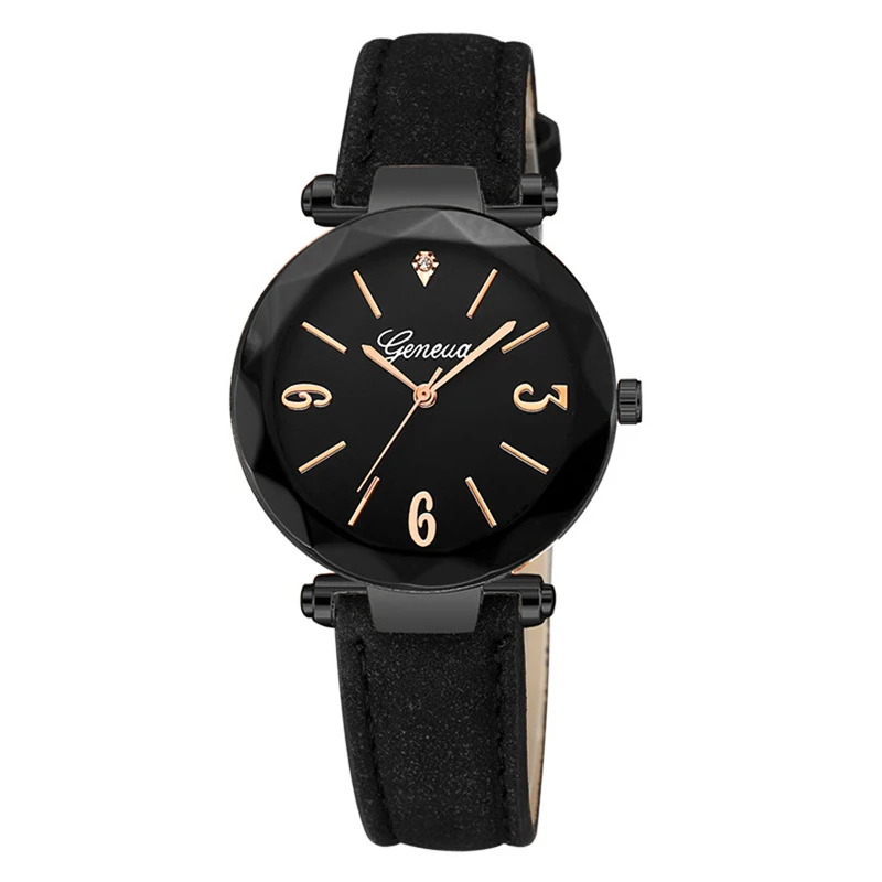 00BK-black rose dial