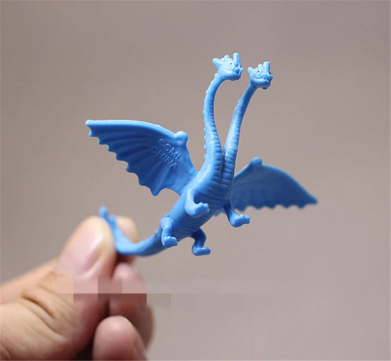 48 шт 6 см милый дракон две головы Charizard мультфильм ПВХ фигурку игрушки очаровательны Коллекционная модель