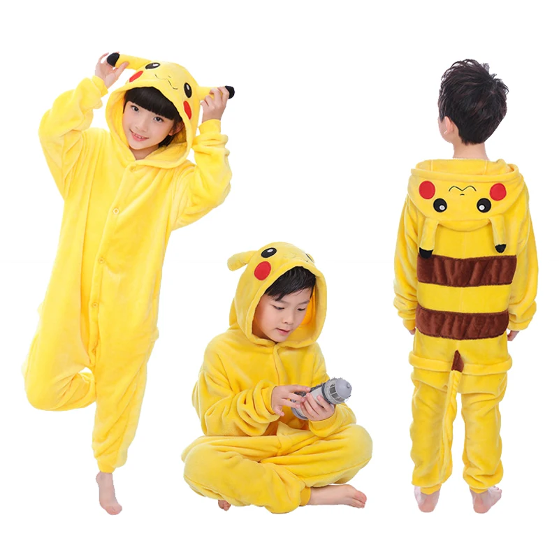 Pikachu Pokemon Full Halloween Costumes Fits Kids Size 12-13-14 XL Girls Or Boys
