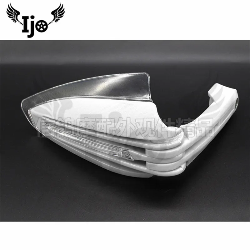 Сигнальный светильник поворота аксессуары moto handguard для ktm exc husqvarna moto cross pitbike moto rcycle аксессуары с лампой защита рук - Цвет: Белый