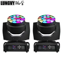 2 шт./лот 19x15 Вт большие светодиодные светодиоды глаз пчелы RGBW 4N1 увеличение луча движущийся головной свет Мега студийное диджейское оборудование