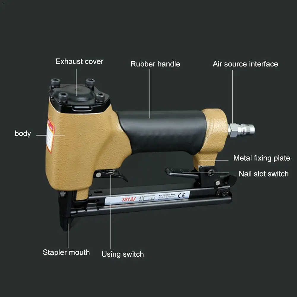 Бытовой пневматический степлер легкий пневматический гвоздь степлер катушка сайдинг обрамление гвоздильщик штапельного пистолета Такер обивка