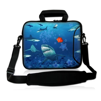

Sharks 15" 15.4" 15.5" 15.6" 17" 14" 13" 13.3" 11.6" 12" Laptop Netbook Shoulder Bag Case Computer PC w/handle