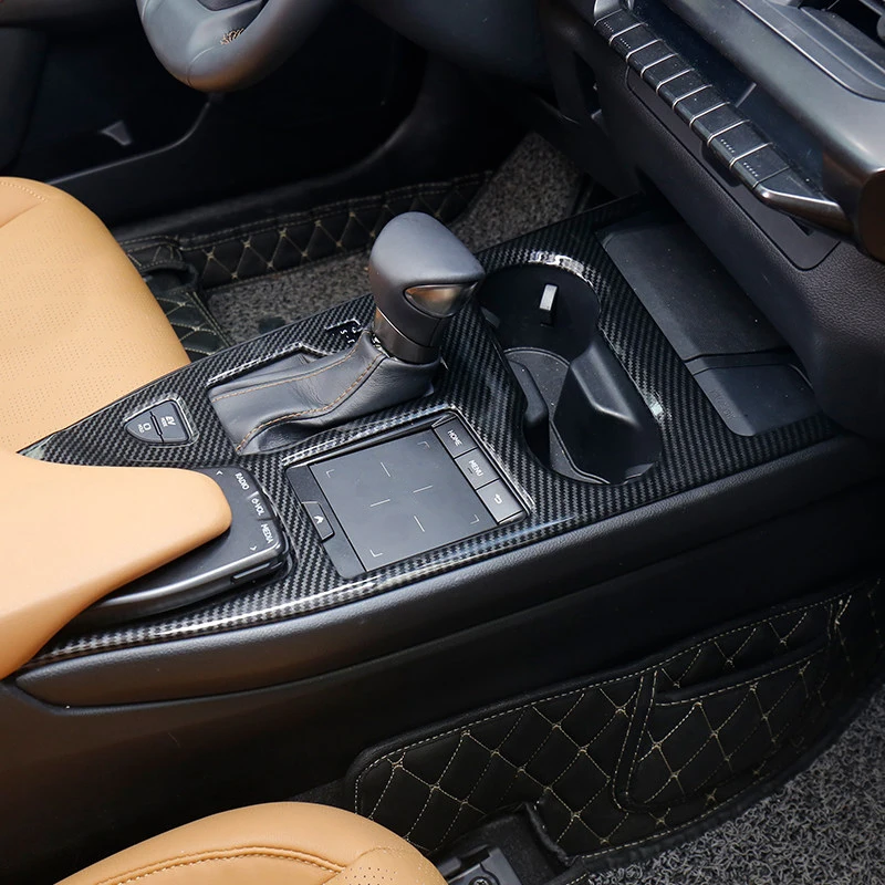 

LHD! For Luxus UX ZA10 UX200 UX250h 2018 2019 Gear Box Panel Water Cup Holder Frame Decoration Cover Trim Car Styling