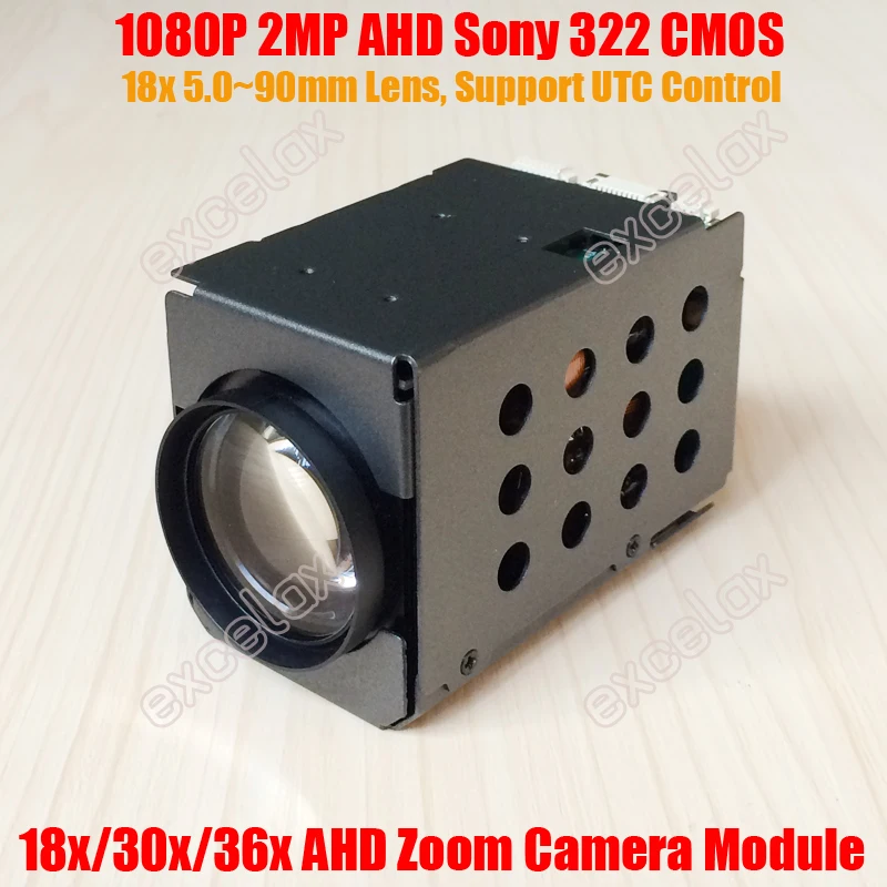 1080P 2MP AHD 18x оптический 30x 36x sony IMX322 CMOS модуль камеры с зумом UTC коаксиальный контроль аналоговый HD CCTV PTZ скоростной купольный блок