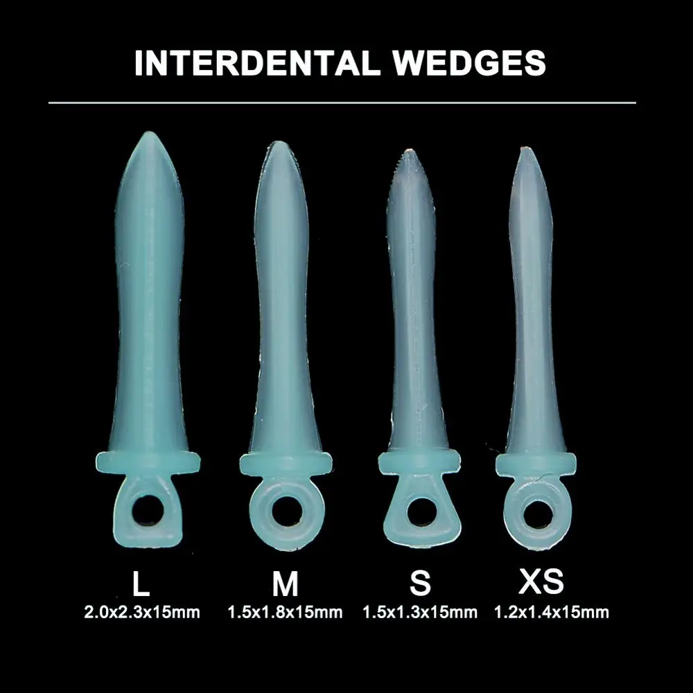 

Dental Interdental add-on Wedges Matrix Wedge Matrice Wedges Plastic Dentist Tools Dental lab 4 size