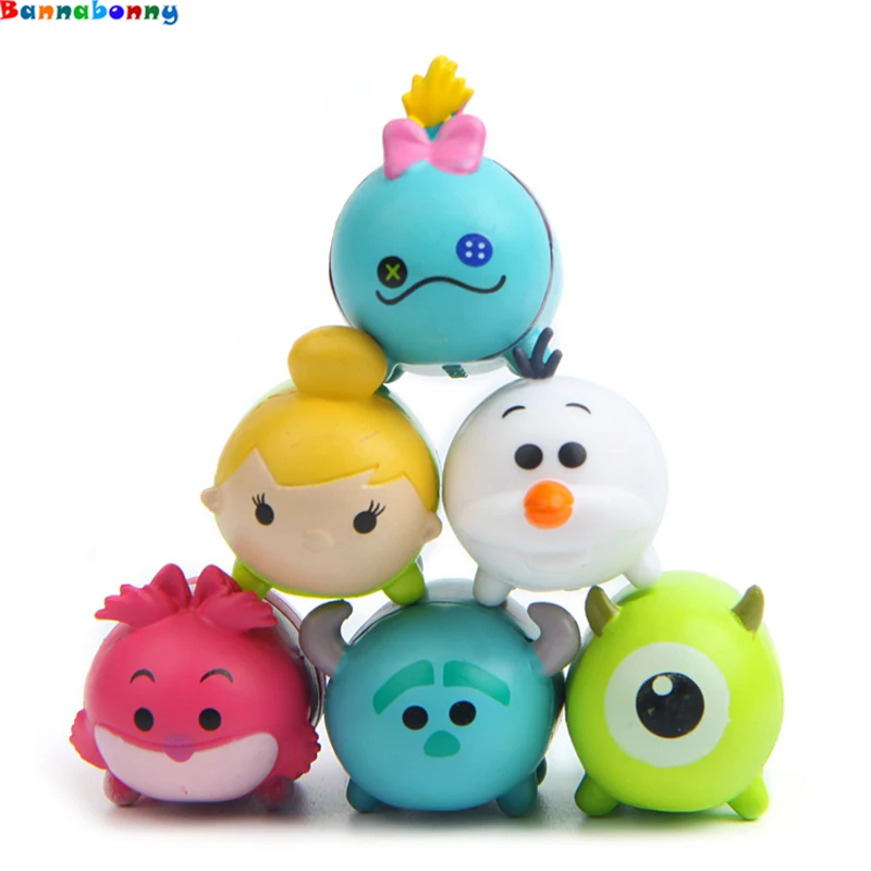 6 шт./компл. Tsum Мини Цветочная фея и стежка ПВХ tsum модные куклы Коллекция Модель
