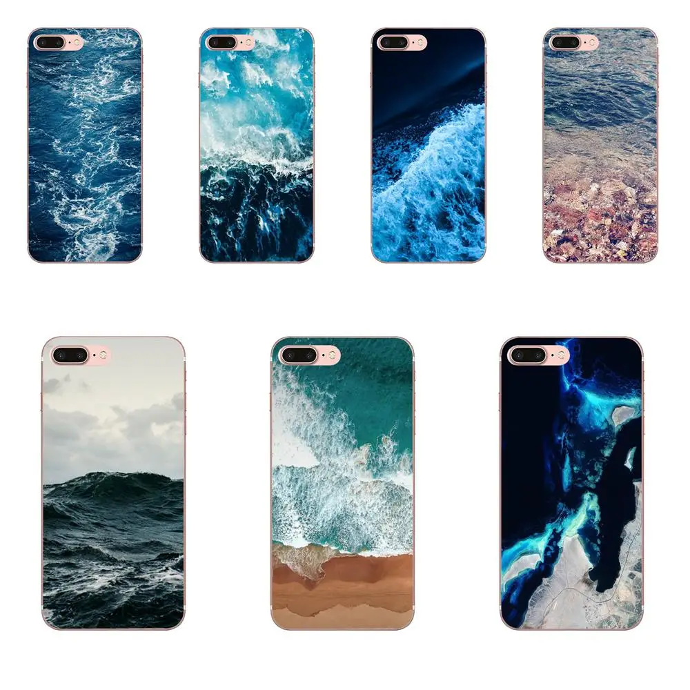 

For Galaxy Alpha Core Note 2 3 4 S2 A10 A20 A20E A30 A40 A50 A60 A70 M10 M20 M30 Soft Phone Case The Sea European Travel Style