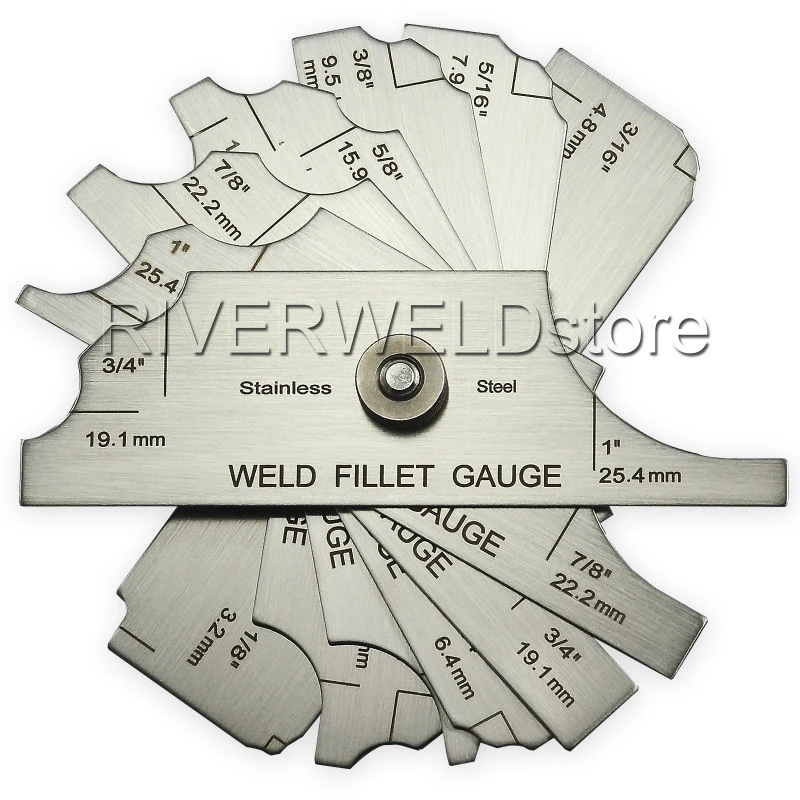 7piece Fillet Weld Set Gage RL Gauge Welding Inspection Test Ulnar Metric 7piece Fillet Weld Set Gage RL Gauge Welding Inspection Test Ulnar Metric