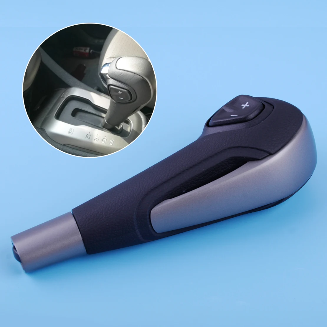 

DWCX Car Interior Chrome Gear Shift Knob AT Chromium Styling Fit for Chevrolet AVEO Equinox Sonic Traverse 2277550