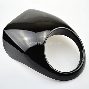 

ALL NEW Front Cowl Fork Headlight Fairing Custom Mask for Harley Sportster Dyna FX/XL 883 883L Bright Black NEW