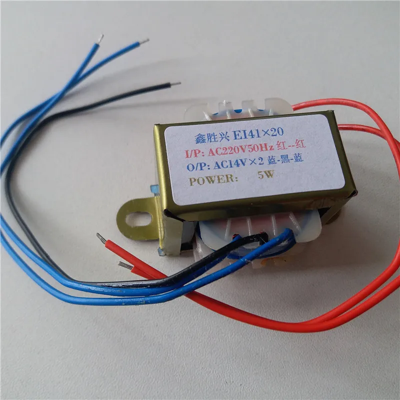 14V-0-14V 0.18A трансформатор 220V вход 5VA EI41 * 20 горячего воздуха пистолет паяльная
