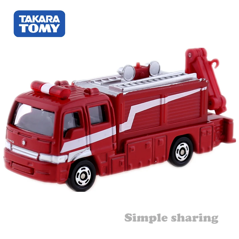 Takara TOMY Tomica No.74 аварийно спасательных модель пожарного грузовика комплект литой
