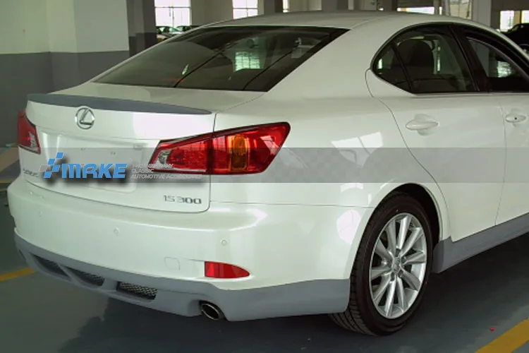 

MONTFORD For Lexus IS250 IS300 IS350 2007 2008 2009 2010 2011 2012 2013 ABS Plastic Unpainted Primer Trunk Wing Rear Spoiler