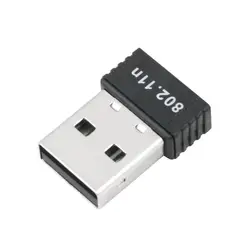 Мини ПК WiFi адаптер 150 м Wi-Fi антенна с USB беспроводной компьютерной сетевой картой 802.11n/g/b Портативный USB Wifi адаптер приемников