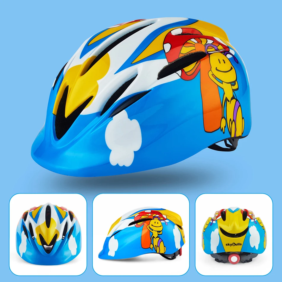 Skybulls MTB Child Helmet Sports Bike Helmet Kids Safety Kids Helmet Integrally-molded Bicycle Helmet for Children Ultralight