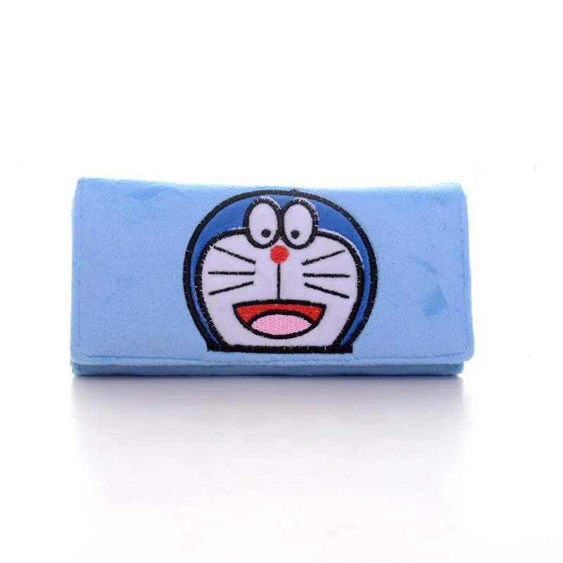 多層ブルー ドラえもん ぬいぐるみ漫画アニメ の女の子ロング小銭入れ クラッチ財布カード バッグ ポーチ 4 7 ブランド の新しい Bag Belkin Bag Mirrorwallet With Coin Pocket Aliexpress