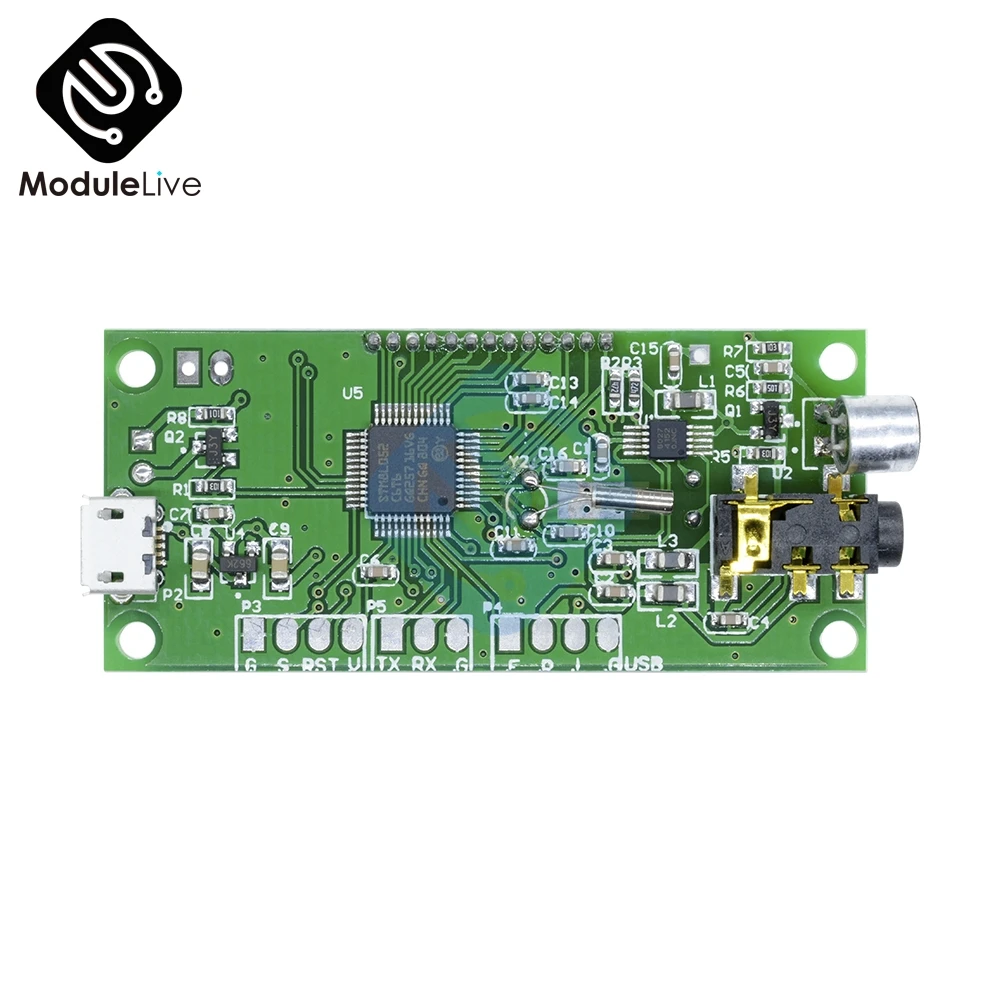 DSP& PLL 87-108MHZ lcd FM Радио беспроводной микрофон стерео передатчик/модуль приемника горячая Распродажа бренд