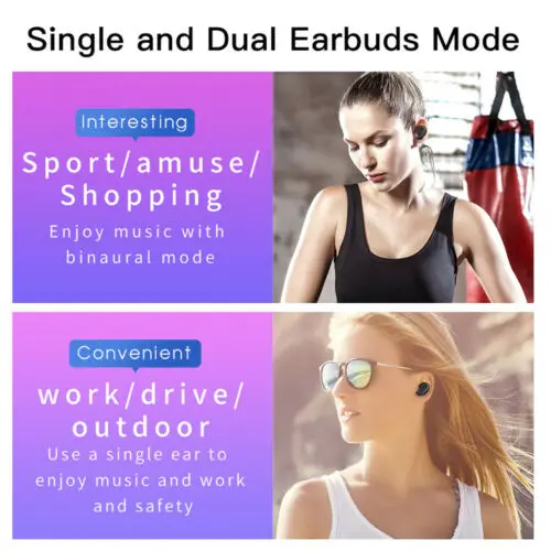 Bluetooth Earphone Headphones Sport Bass Wireless Headset With Mic Stereo Earbuds Gamer Earpiece noise reduction