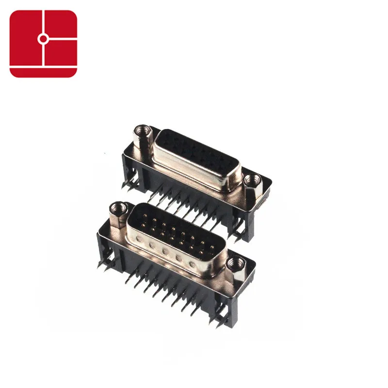 DR9/DR15/DR25 RS232 разъем последовательный порт для 90 o DR25 мужской женский изгиб ножной