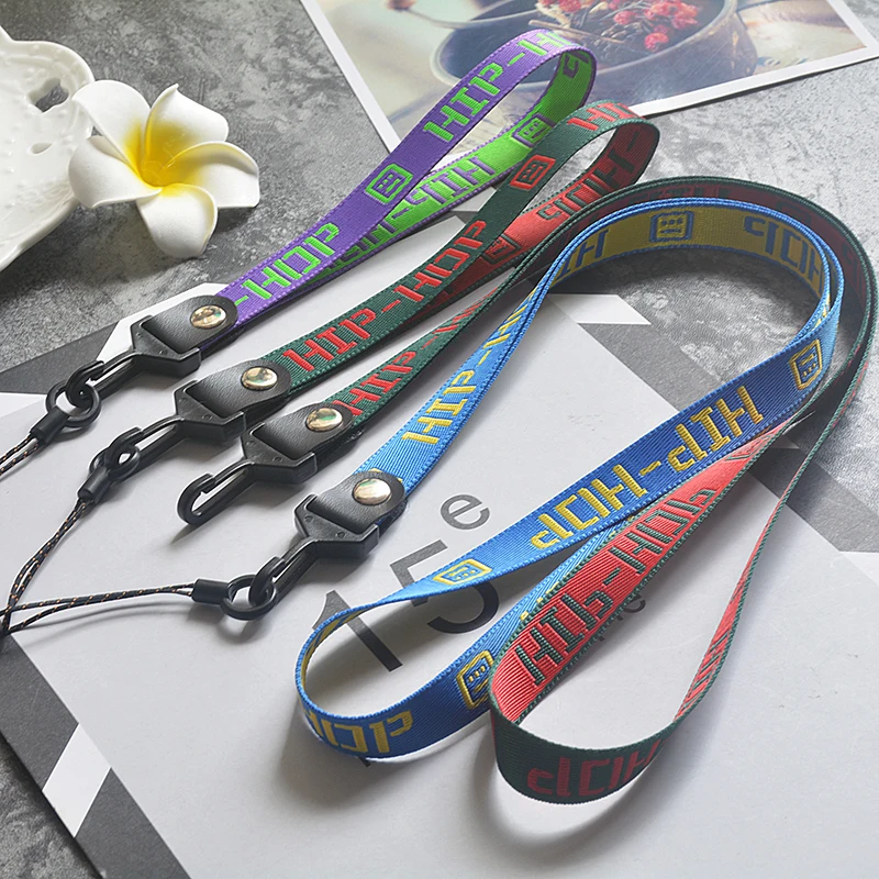 

10Pcs/lot Fashion Neck Strap Lanyards for keys ID Card Gym Mobile Phone Straps USB badge holder DIY Hang Rope Lariat Lanyard