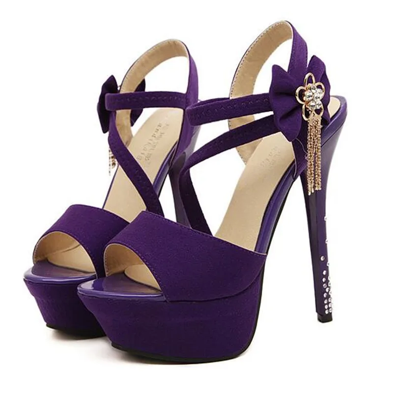 open toe high heels for women