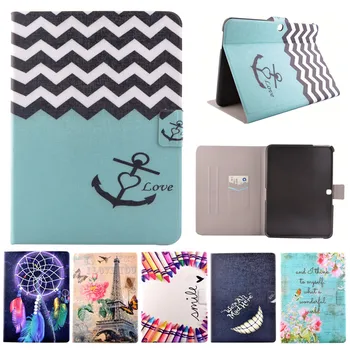 

Cover For Samsung Galaxy Tab 4 SM-T530 Cartoon Leather Funda Case For Samsung Galaxy Tab 4 Tab4 10.1 T530 T531 T535 Covers Cases