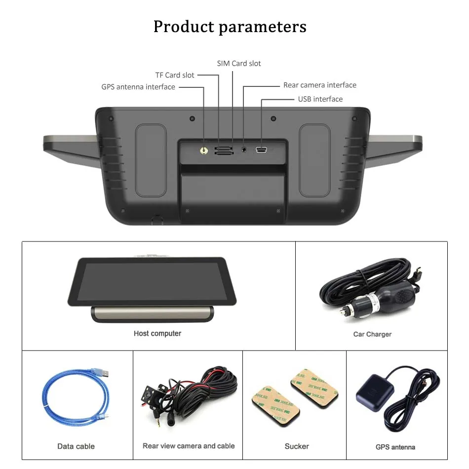 ANSTAR 4G Wifi 10 ''Автомобильный видеорегистратор камера Android 5,1 gps навигация ADAS удаленный монитор двойной Лен видеорегистратор с камерой заднего вида видеорегистраторы