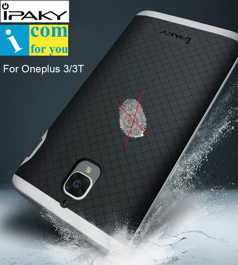 

Original iPaky Cover Case For OnePlus 5 3 3T Hybrid Slim Armor Protector Shell 2 in 1 Frame + Silicone