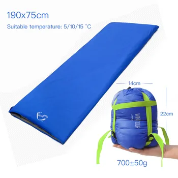 

Ultra-Light Portable Tourism Sleeping Bag Adult Outdoor Indoor Camping Portable Travel Can Fight Double Every Dirty Sleeping Bag