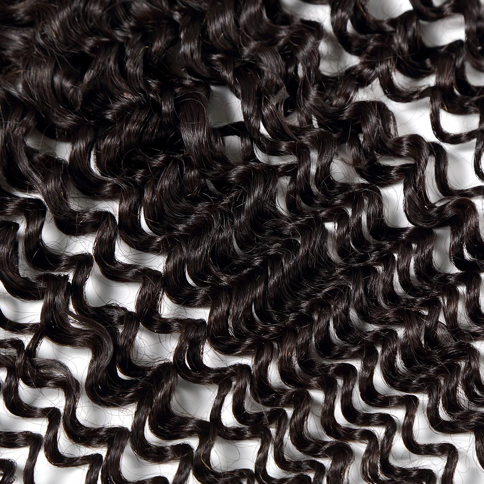 ILARIA волосы малазийские кудрявые человеческие волосы кружева фронтальное закрытие с детскими волосами глубокая волна 13x4 уха до уха предварительно сорванные отбеленные узлы