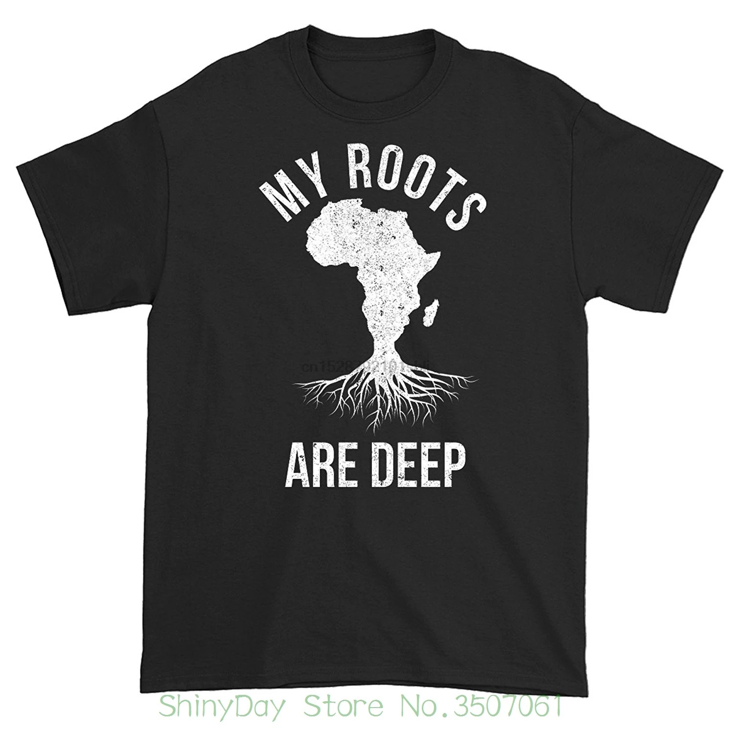 

Quality T Shirts Men Printing Short Sleeve O Neck Tshirt My Roots Are Deep African Proud Africa Map Pride Gift T-shirt