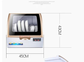 

Automatic dishwasher table FREE installation high temperature spraying embedded sterilization dry function