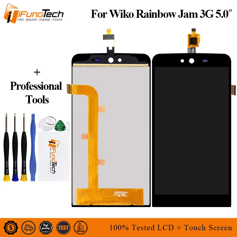 

LCD Display For Wiko rainbow jam 3g LCD Display Screen Assembly