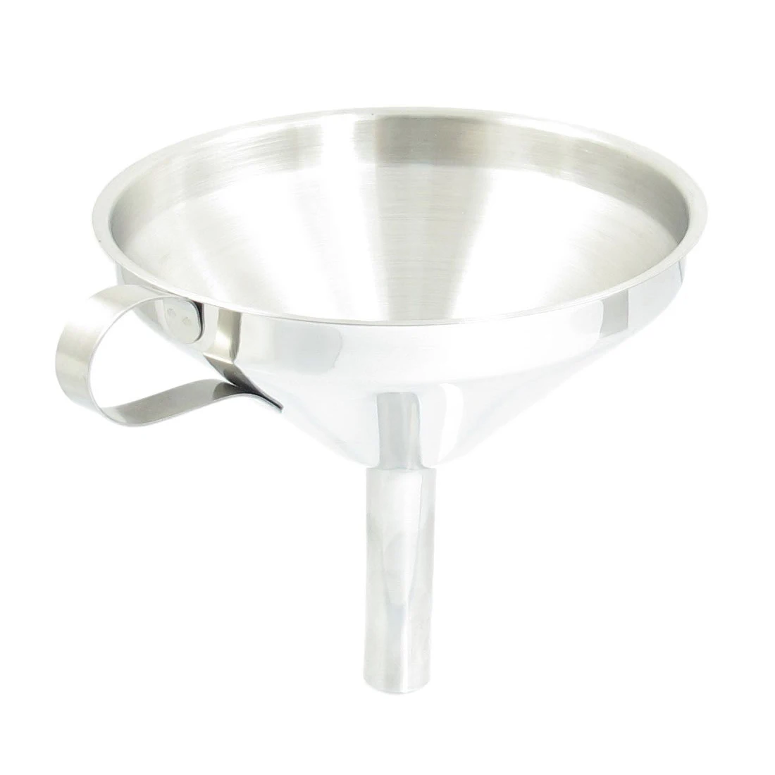 

BLEL Hot 5" Mouth Dia Stainless Steel Kitchen Wine Water Filter Funnel