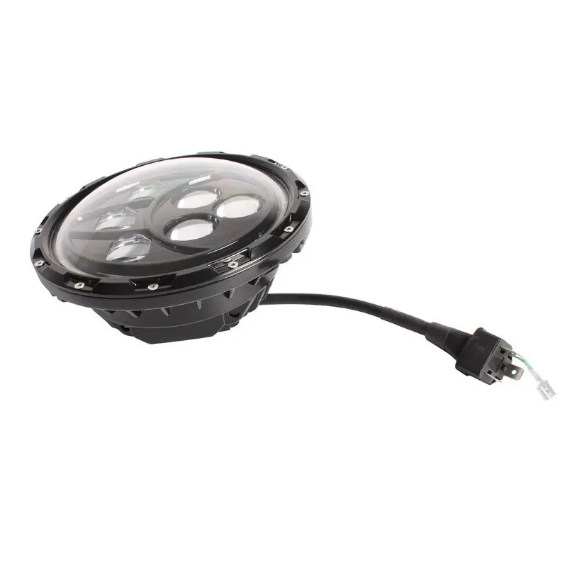  2pcs 7 Inch 60W LED Projector Headlights Hi/lo Beam With DRL Halo Angle Eye For Off Road Wrangler J - 32819951602