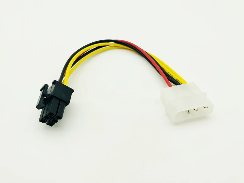 5pcs Dropshipping 4Pin Molex to 6Pin PCI-Express PCIE Video Card Power Converter Adapter Cable for Bitcoin Miner Antminer Mining 5pcs Dropshipping 4Pin Molex to 6Pin PCI-Express PCIE Video Card Power Converter Adapter Cable for Bitcoin Miner Antminer Mining