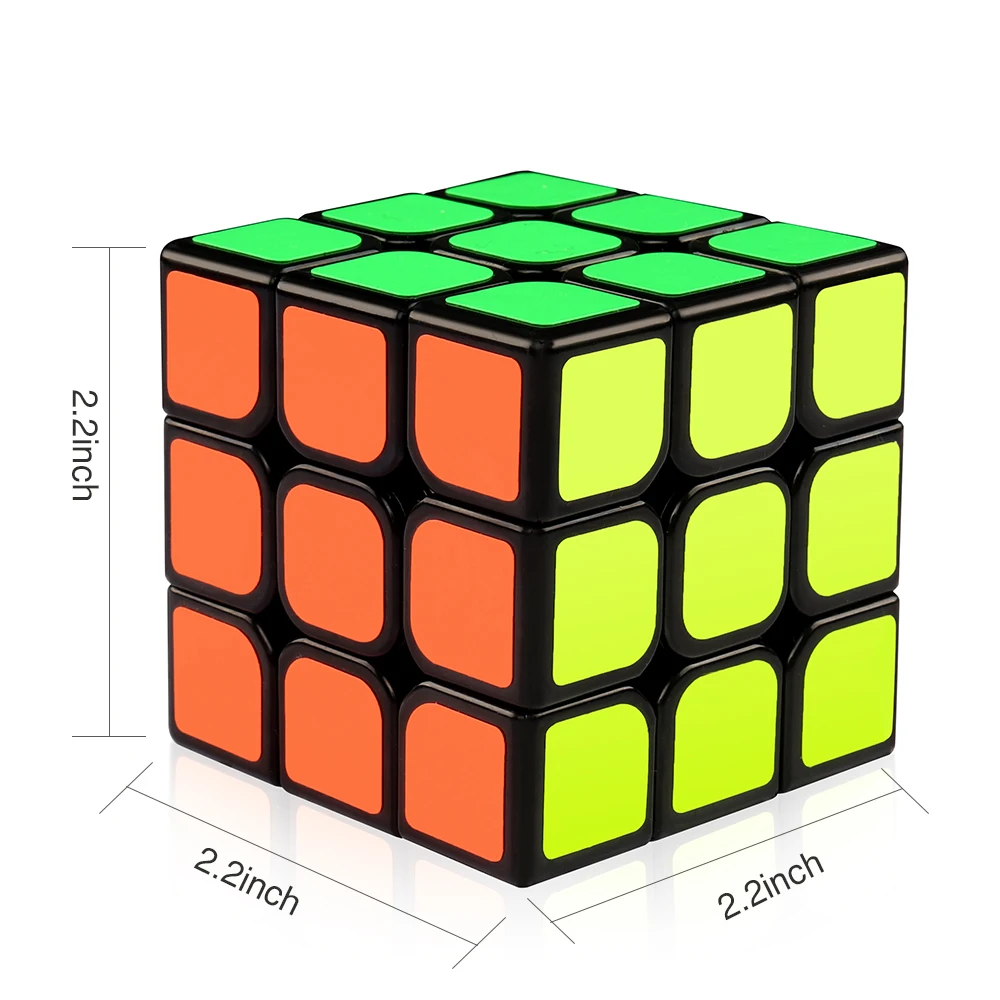 D FantiX Moyu Aolong V2 3x3 скоростной куб 3x3x3 магический Черный Улучшенный выпуск