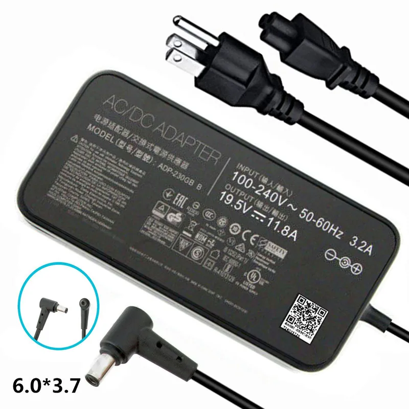 19 5 в 230 а Вт тонкое зарядное устройство для ноутбука Asus ADP 230GB B ROG Zephyrus GX501VI XS75 Ac