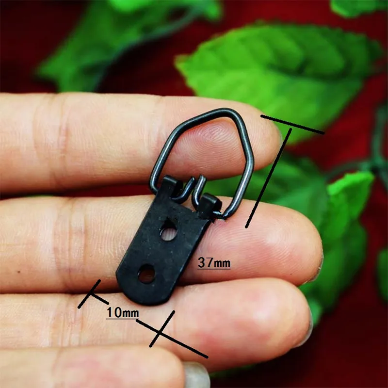Wholesale Triangle Ring Hanging Picture Oil Painting Mirror Frame Hooks Hangers With Screws,Black Color,37*10mm,500Pcs