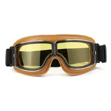 Anti-UV Scooter ATV Bike Motorbike Helmet Goggles Motorcycle Glasses Eyewear Windproof ABS PC lens